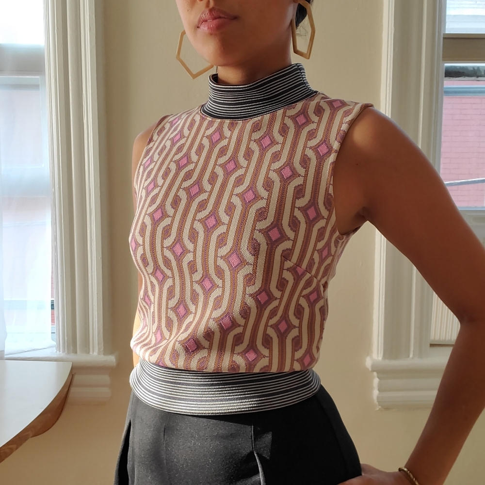 H&M Crop Mockneck Top